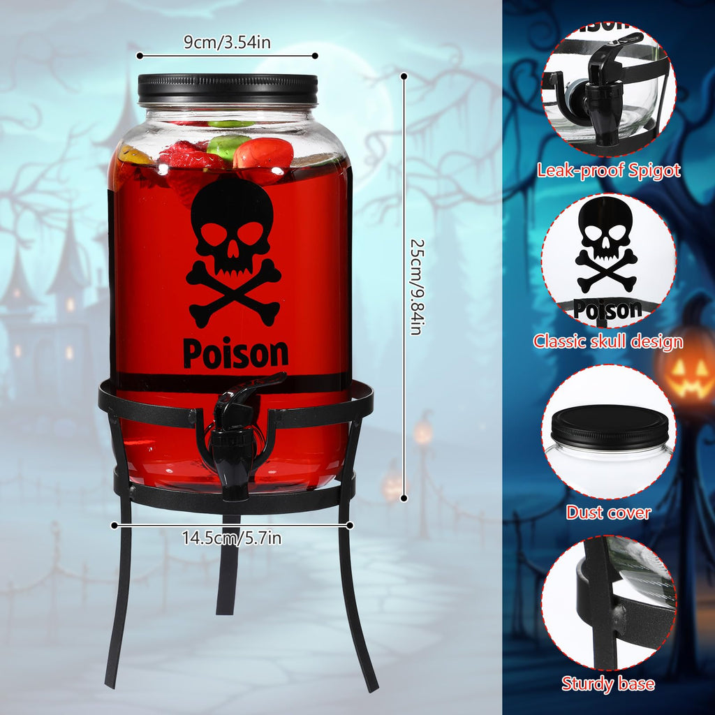 Glass Beverage Dispenser O71435