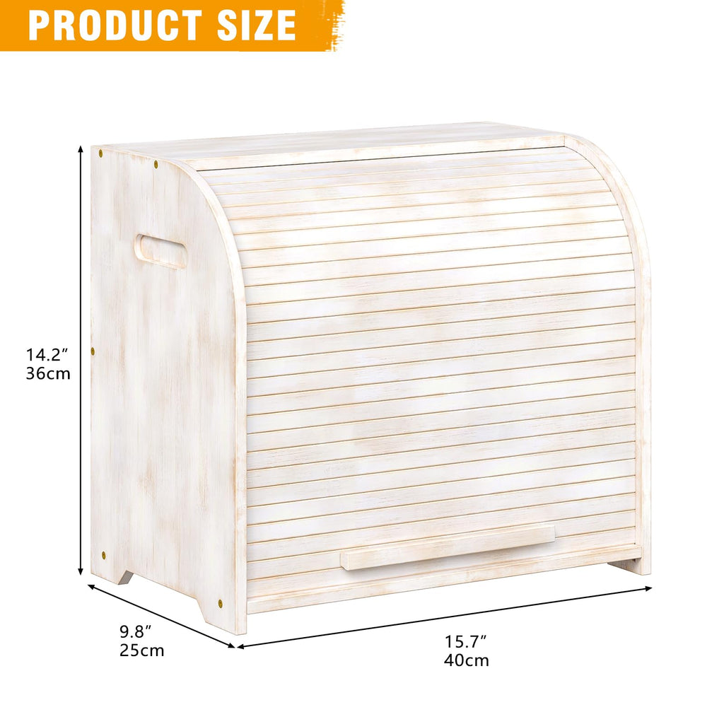 Bamboo Roll Top Bread Box K23780