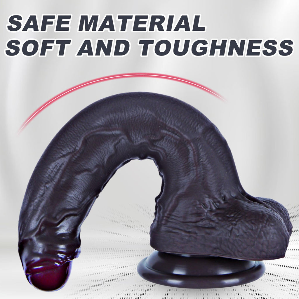 13.4" Dual Density Silicone Dildo with Suction Cup C590