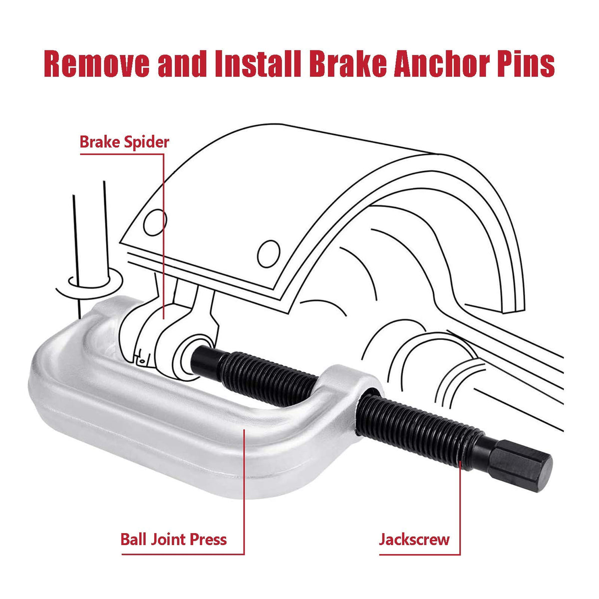 4 in 1 Ball Joint Service Tool Kit 2WD & 4WD N5347