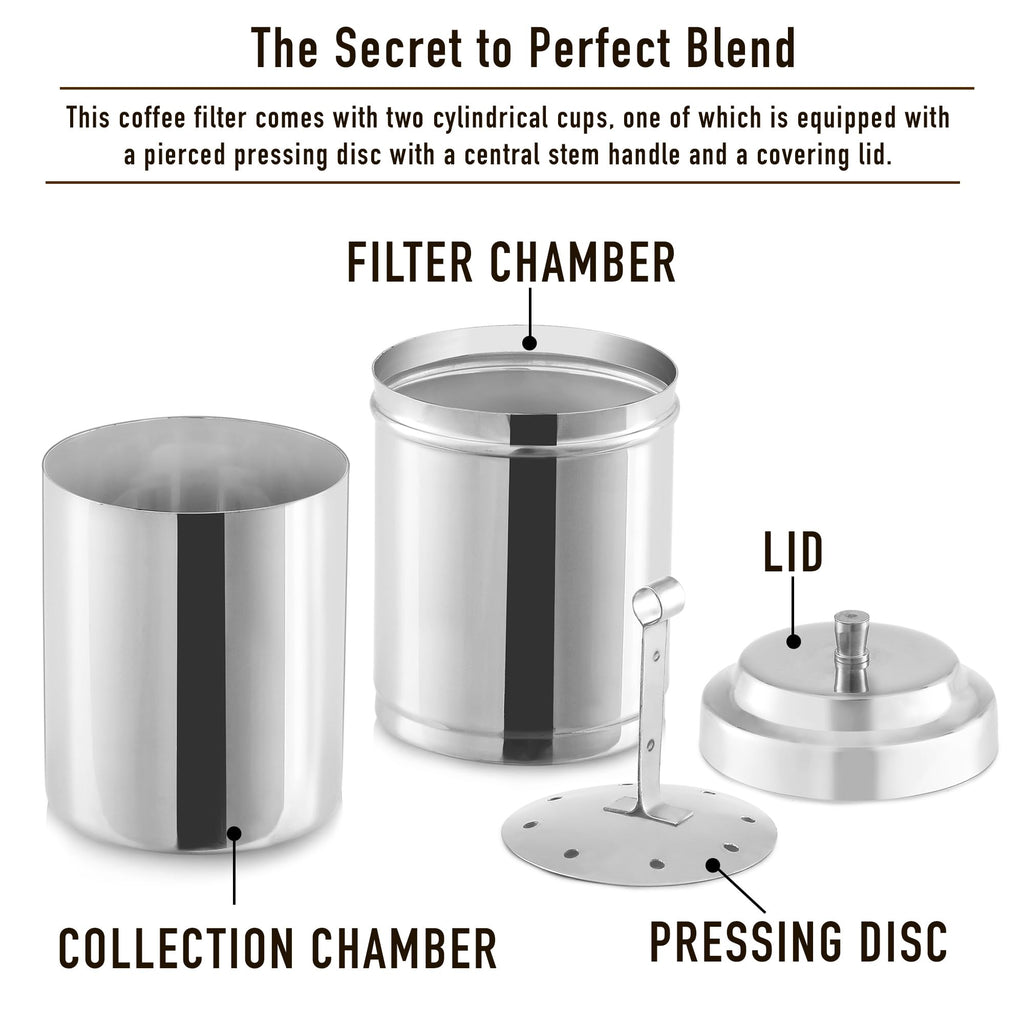 10 oz Stainless Steel Drip Coffee Maker U4329