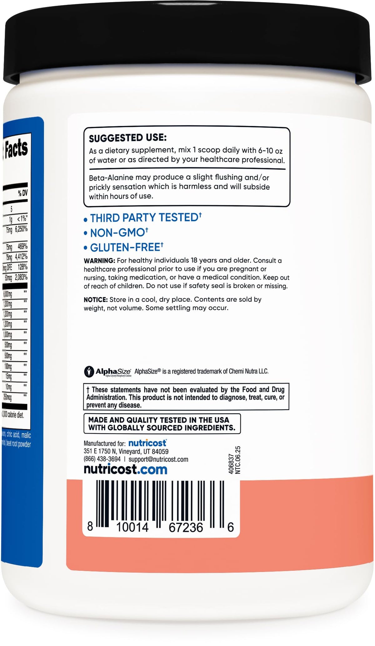 Stim-Free Pre-Workout 30 Servings O98792