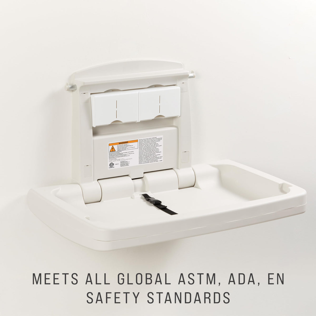Wall-Mounted Fold-Down Baby Changing Station H2236
