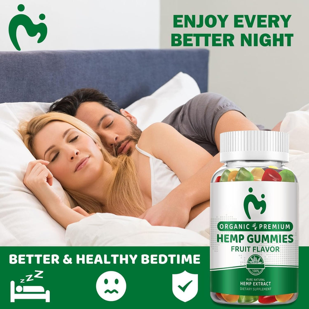 Hemp Gummies Extra Strength Vegan Low Sugar 3 Pack O374