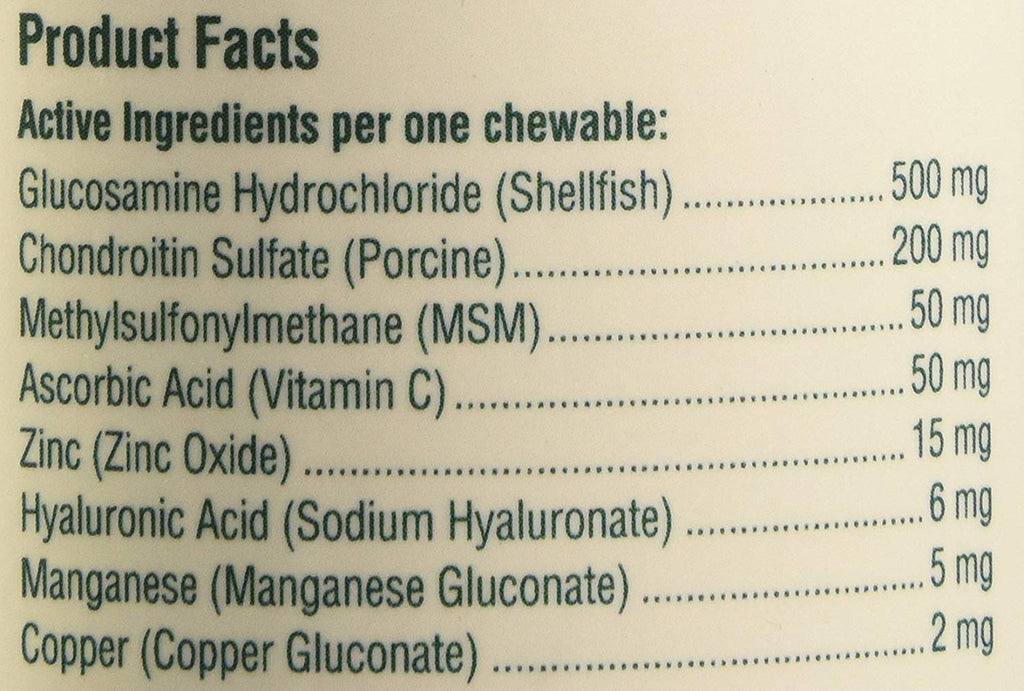 Hip & Joint Chewables for Adult Dogs, Liver, 60 Count I95770