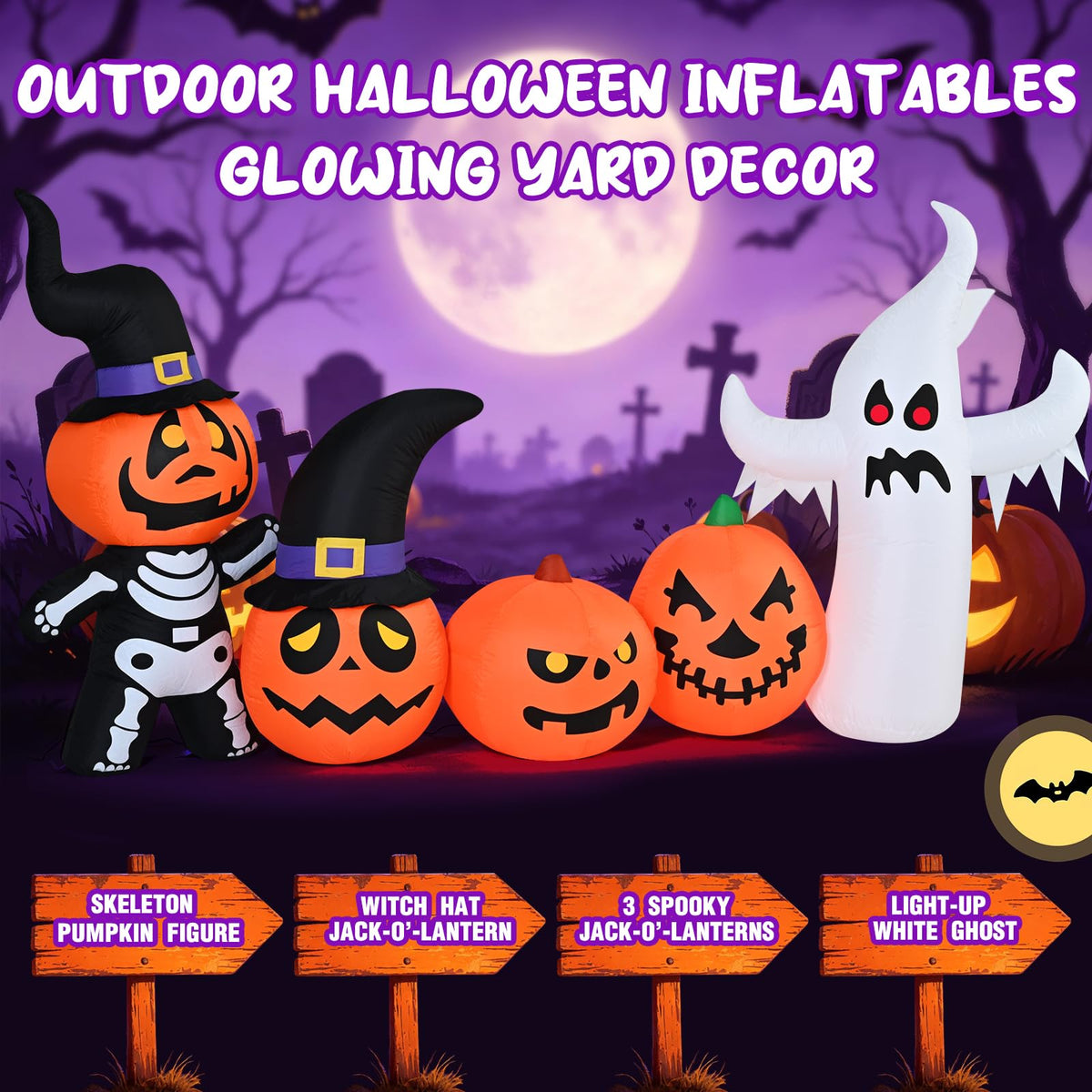 8FT Inflatable Halloween Decoration Z342