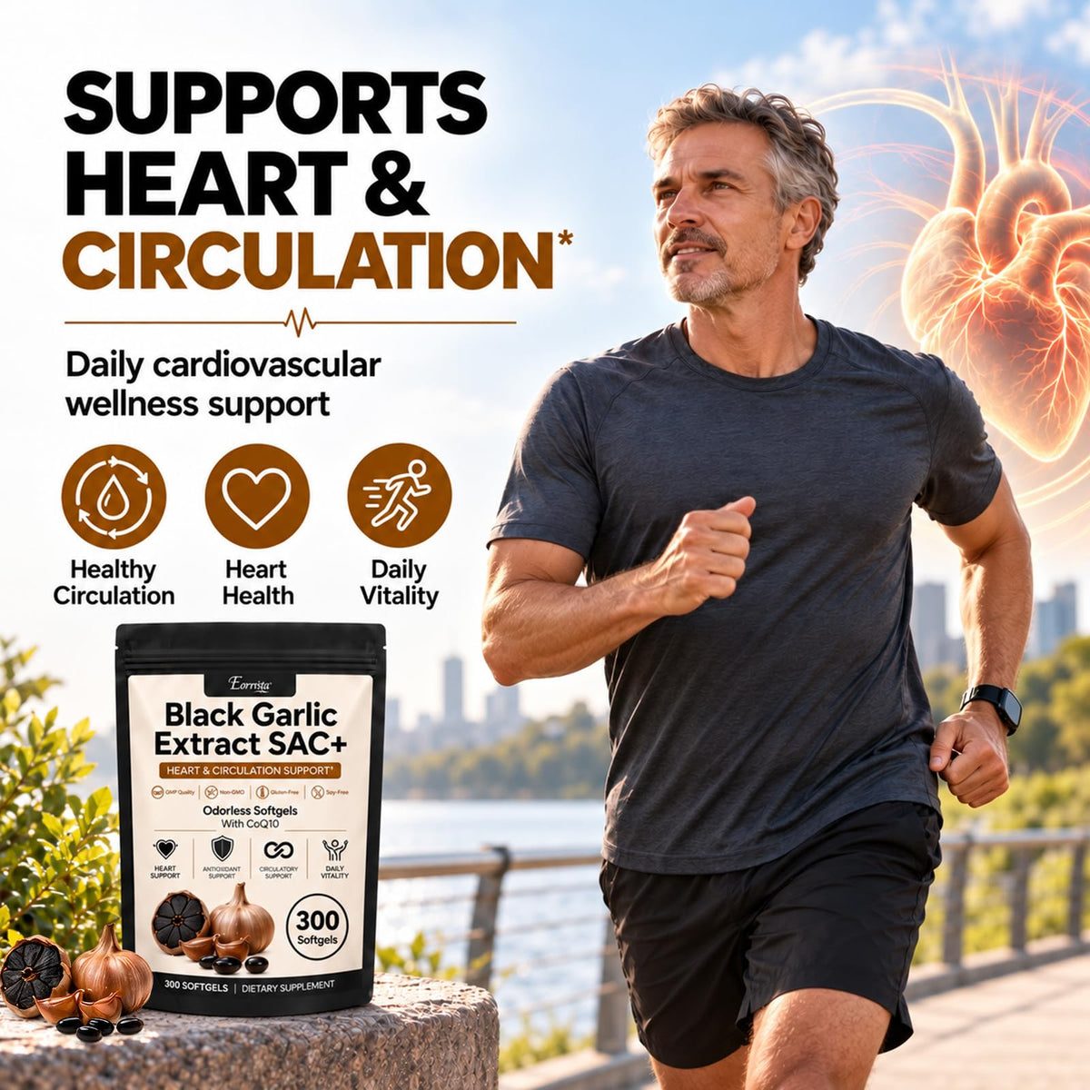 Black Garlic Extract Softgels 300 Count Y201