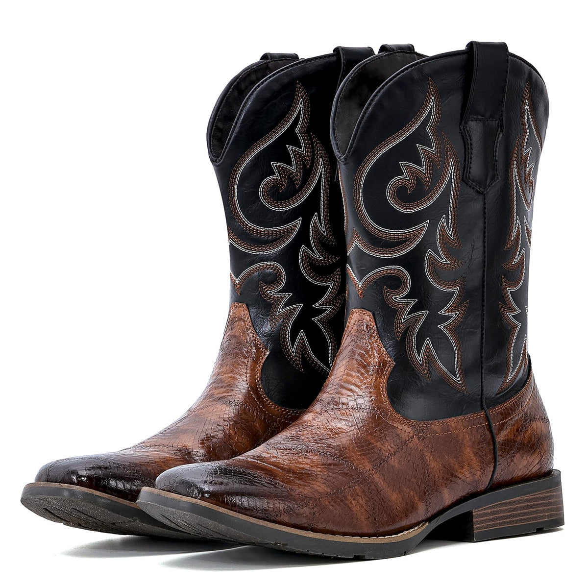 Cowboy Boots Square Toe Western Boots C671