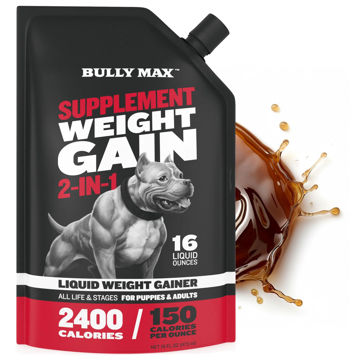 Dog Weight Gainer Soft Chews Liquid Gel Supplement & Muscle Builder Power Tabs Bundle I745
