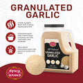Granulated Garlic 6 LB Jar Gluten Free Non-GMO T5097
