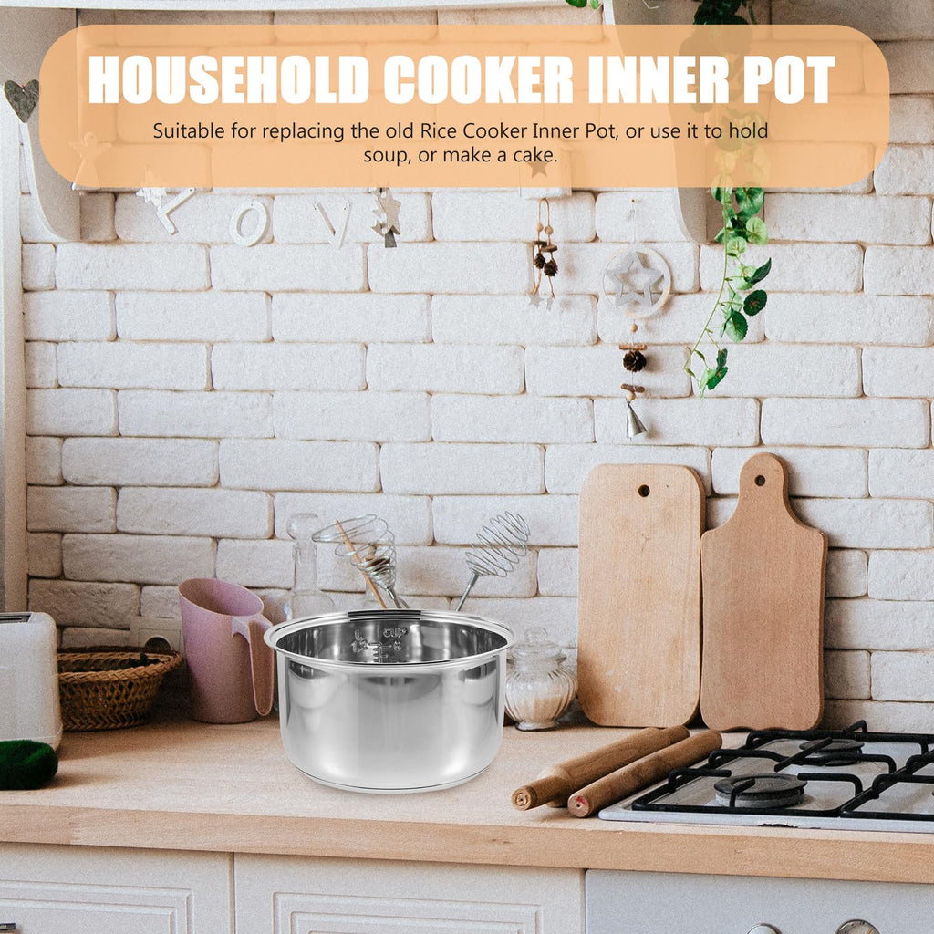 3L Stainless Steel Non-Stick Rice Cooker Inner Pot Q560