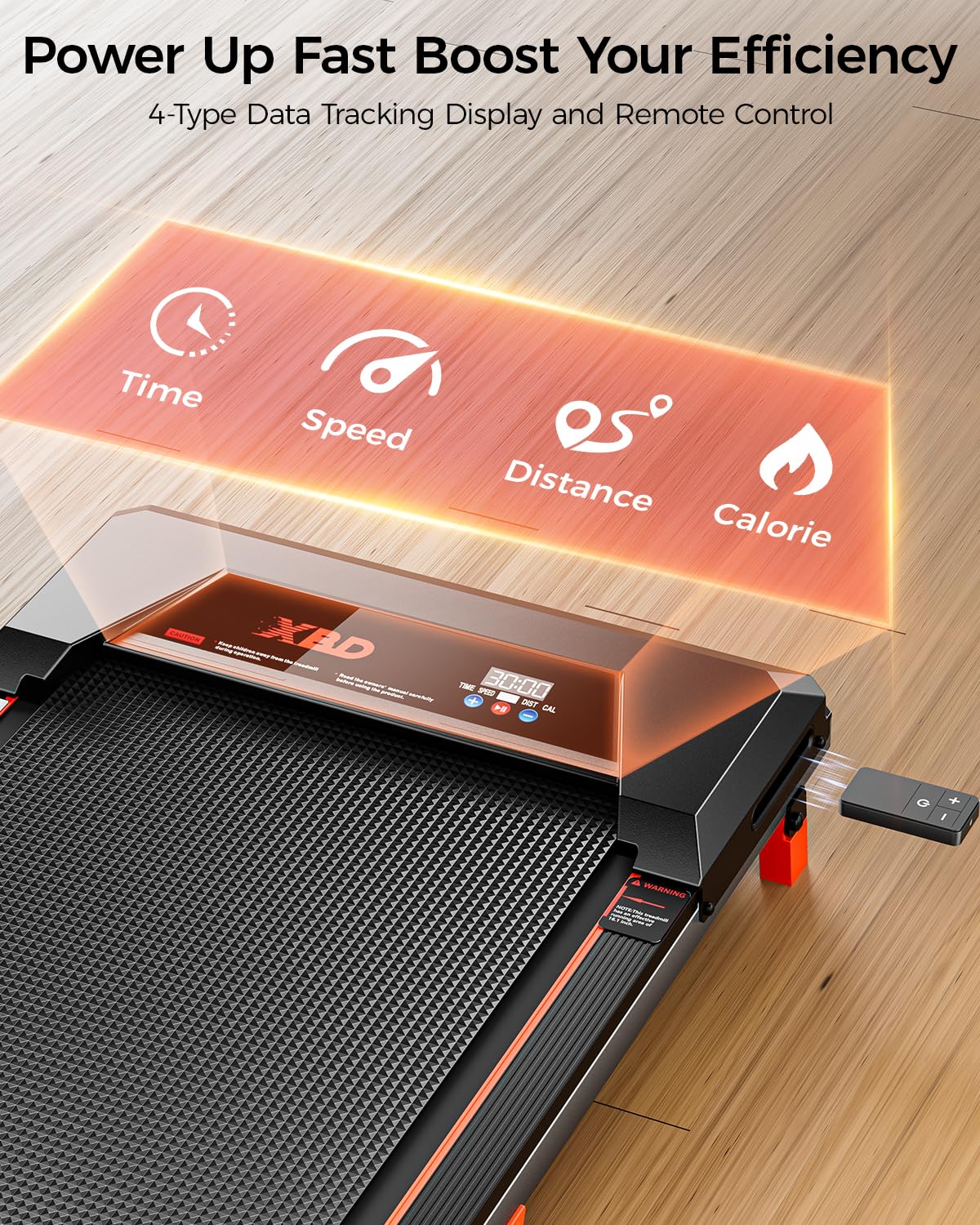 Incline Walking Pad Treadmill 330 Lbs Capacity 2.5HP V664
