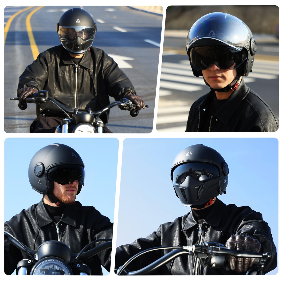 Full Face Motorcycle Helmet DOT Approved W719869