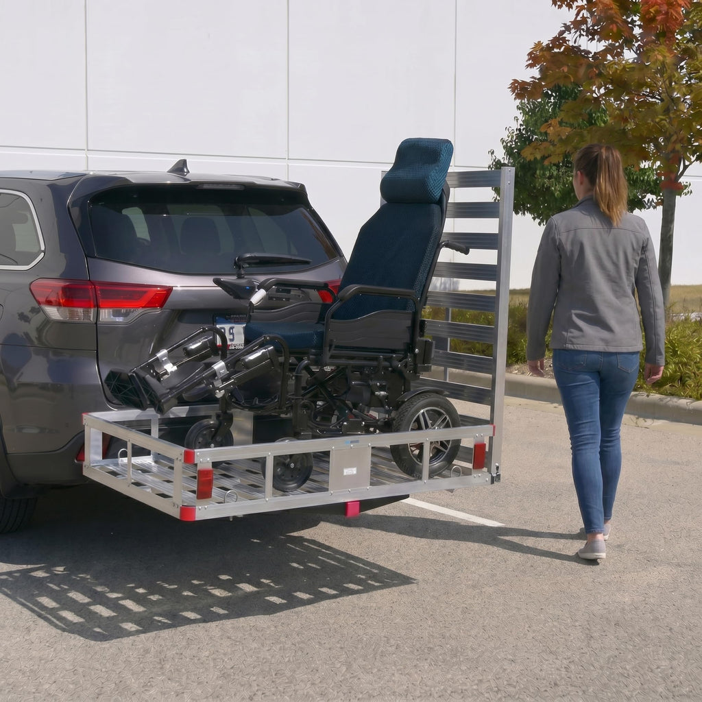 50" Aluminum Wheelchair Carrier with Ramp Q553