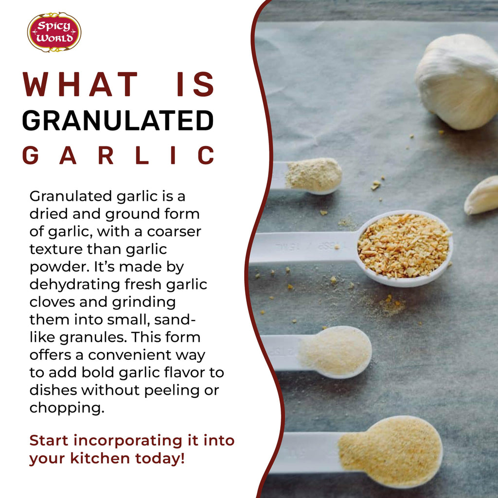 Granulated Garlic 6 LB Jar Gluten Free Non-GMO T5097