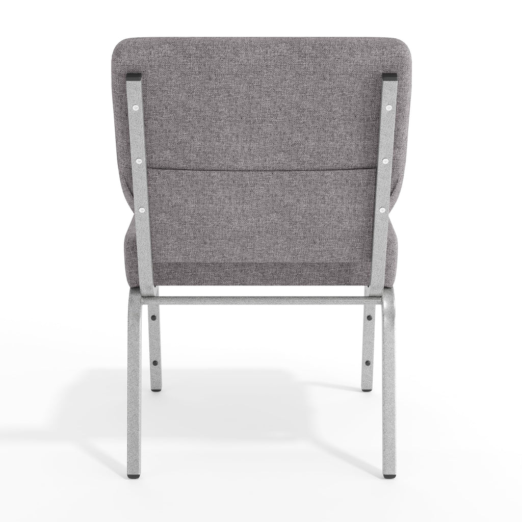 4 Pack Stacking Church Chair in Gray Fabric Q969240