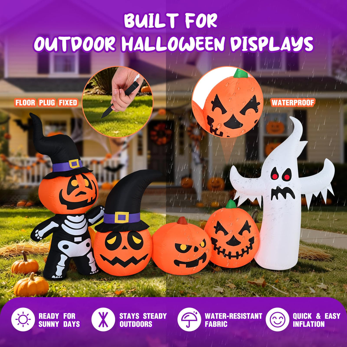 8FT Inflatable Halloween Decoration Z342
