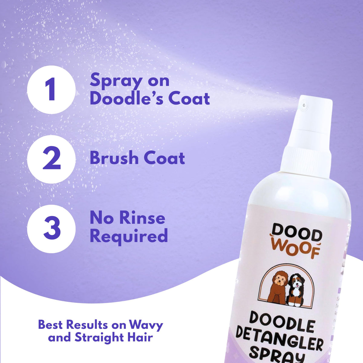 Dog Detangler Spray Leave-in Conditioner 8 oz L19243