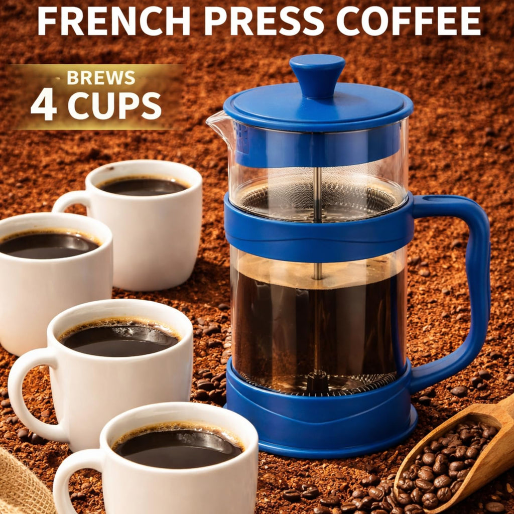 1L Glass French Press Coffee Maker L6591