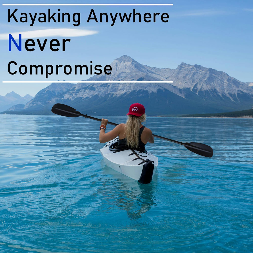 Aluminum 4-Piece Adjustable Double-Sided Kayak Paddle O868474