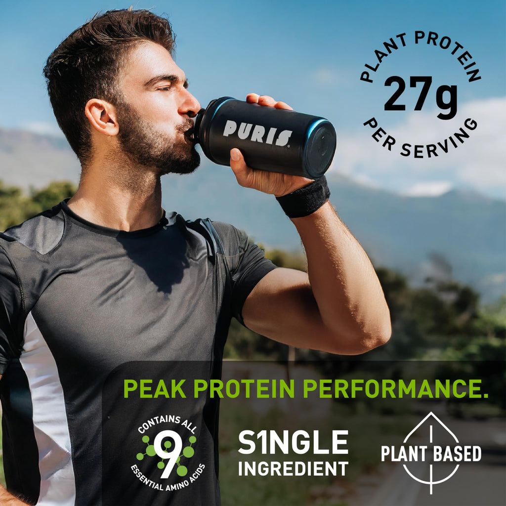 Vegan Pea Protein Powder, Unflavored, 2 lb T96312