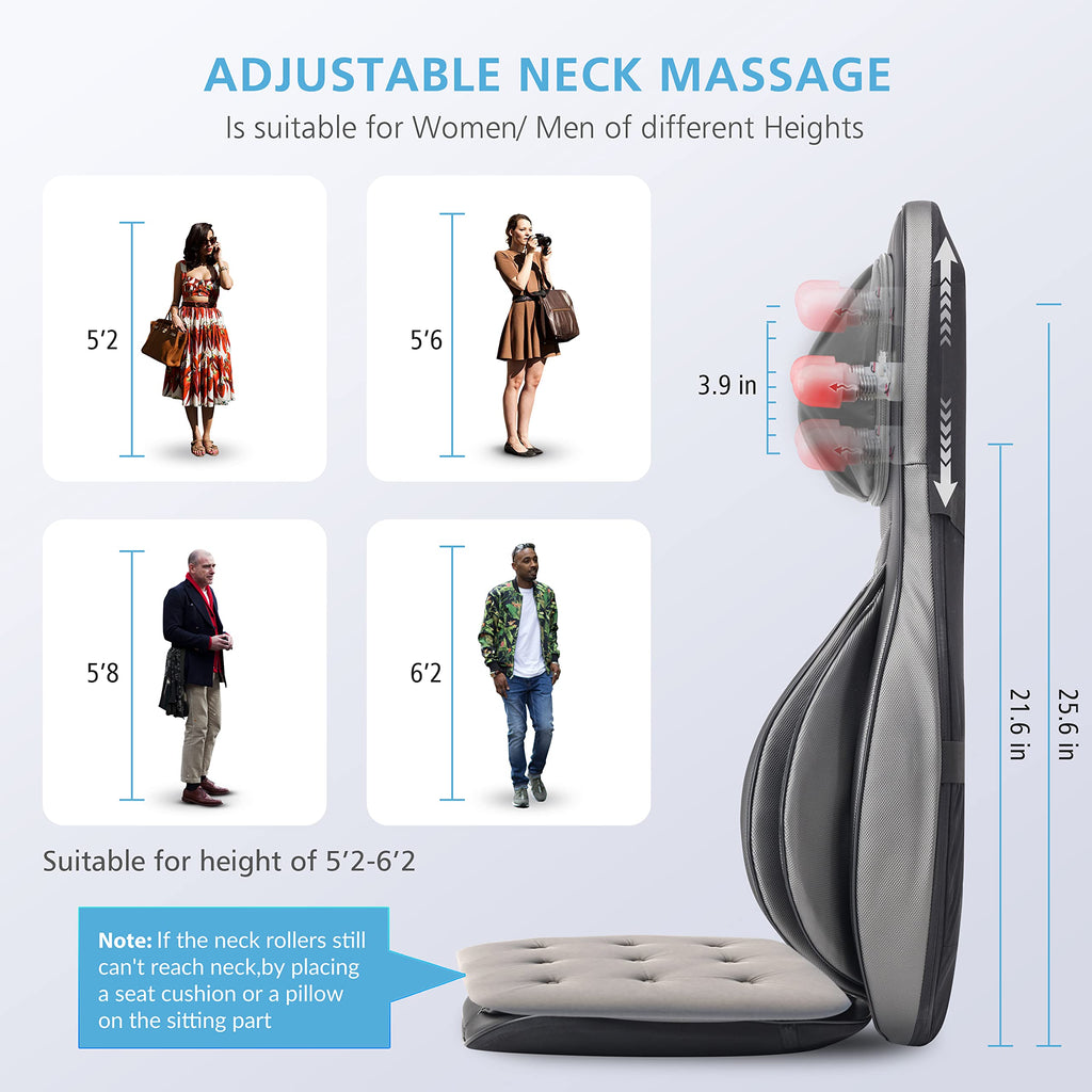 Shiatsu Neck and Back Massager with Heat U88482