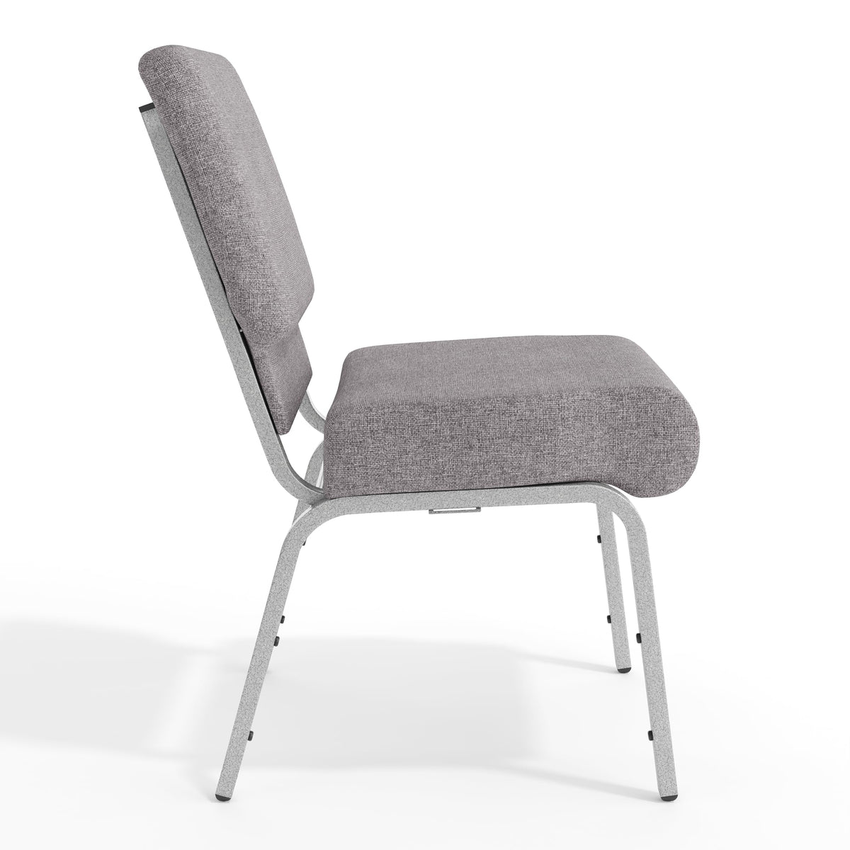 4 Pack Stacking Church Chair in Gray Fabric Q969240