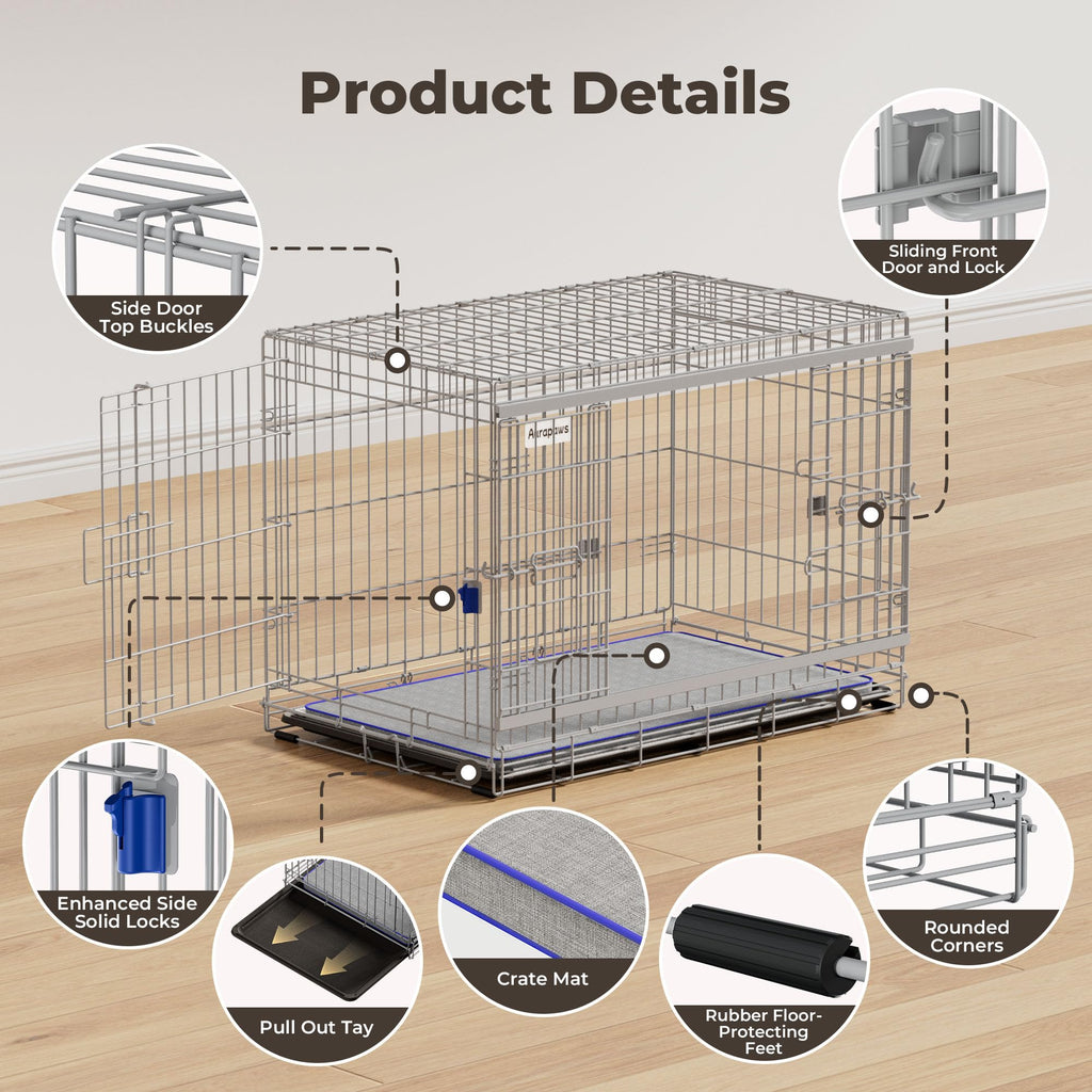 36 Inch Collapsible Dog Crate H900