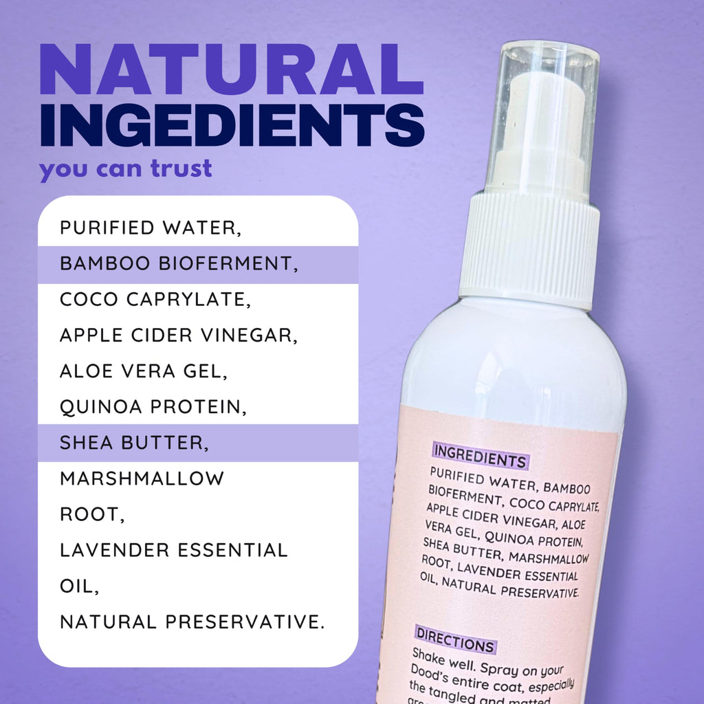 Dog Detangler Spray Leave-in Conditioner 8 oz L19243
