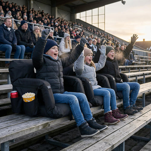 25in Extra Wide Thick Heated Stadium Seats with Back Support R328