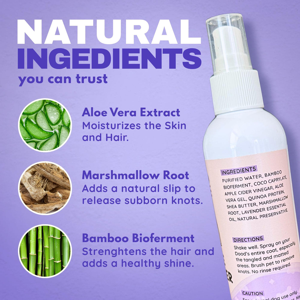 Dog Detangler Spray Leave-in Conditioner 8 oz L19243