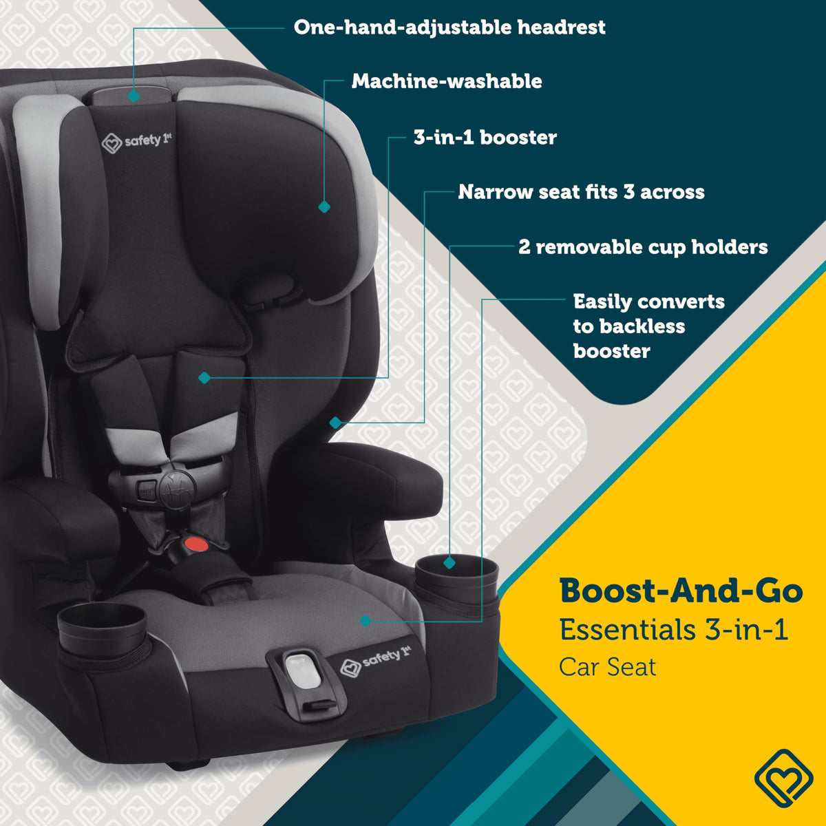 3-in-1 Booster Car Seat V113