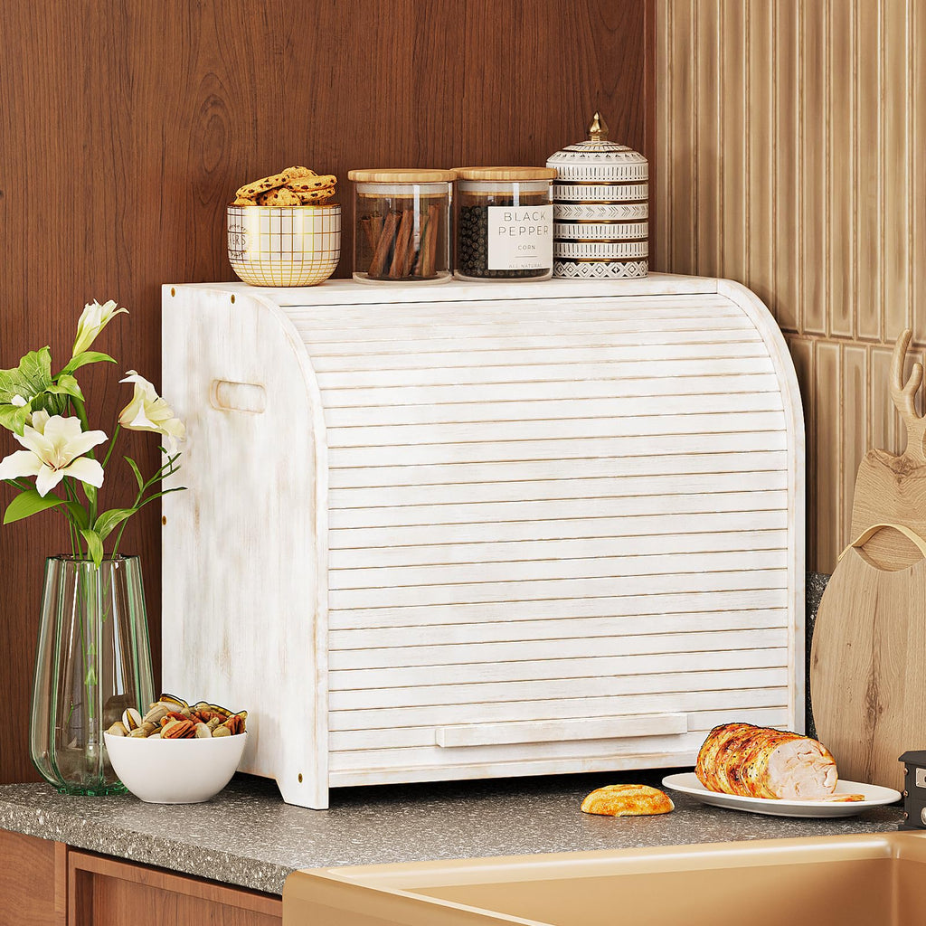 Bamboo Roll Top Bread Box K23780