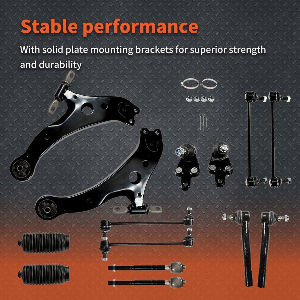 14Pc Front Suspension Kit Control Arms I230