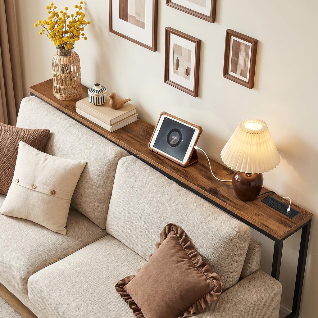 70.9" Narrow Console Table with Power Outlet V346738