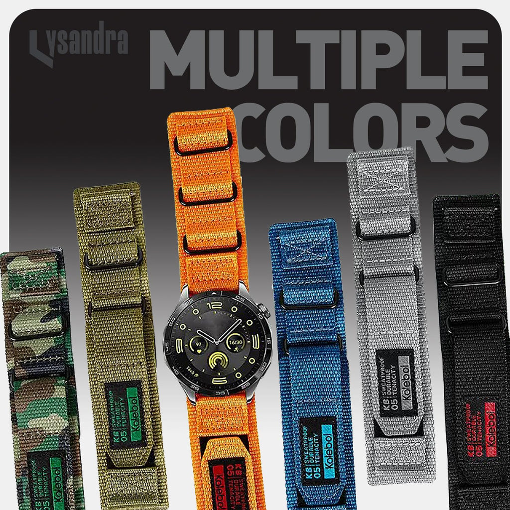 Compatible with Garmin Venu X1 Nylon Sports Strap S5132