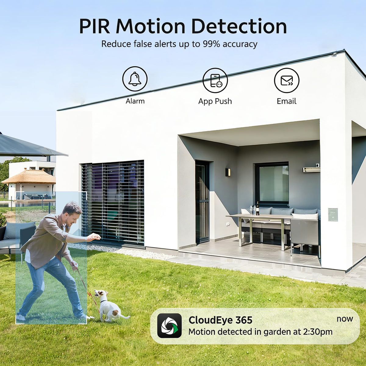 4MP Solar Security Cameras Wireless Outdoor WiFi R715