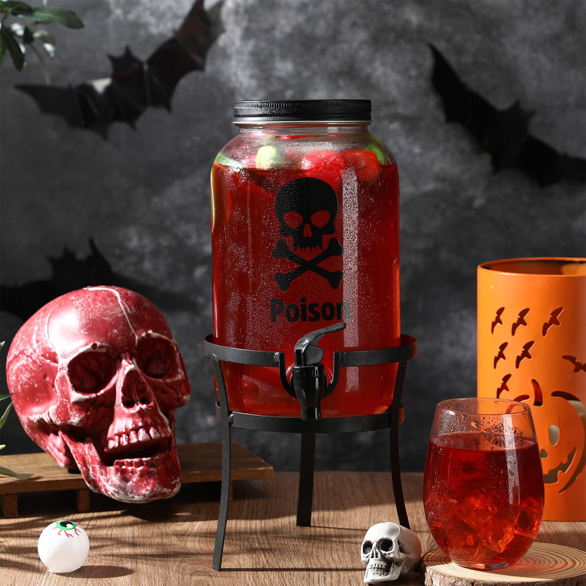 Glass Beverage Dispenser O71435