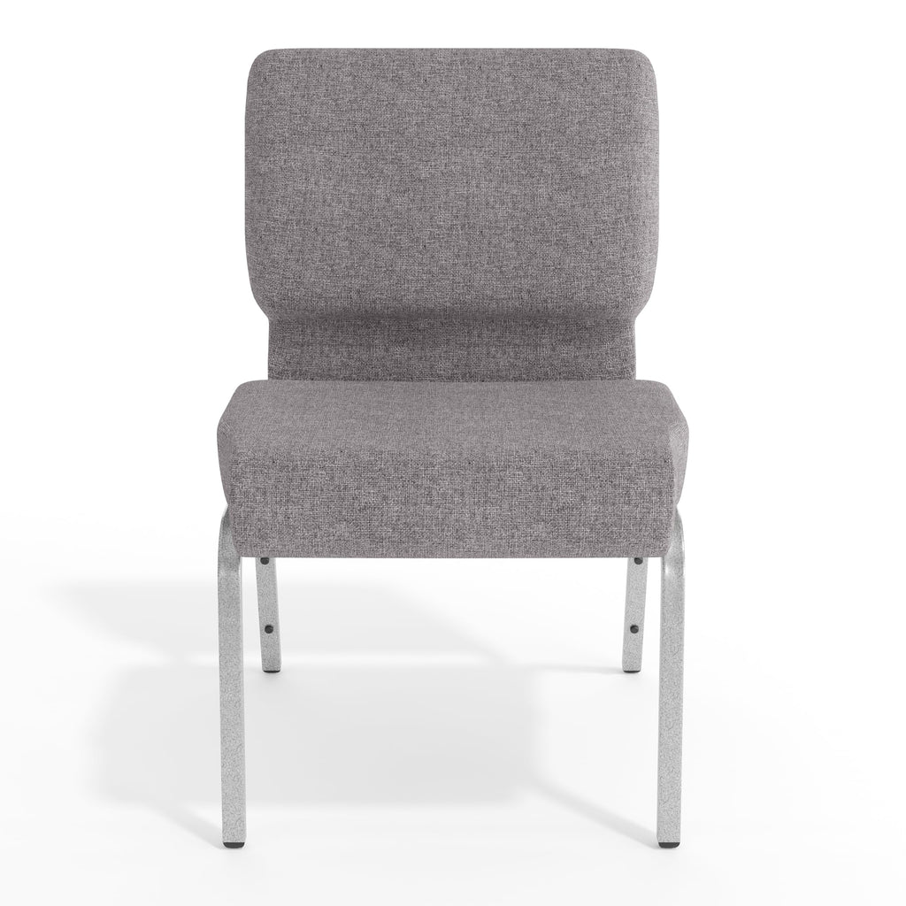 4 Pack Stacking Church Chair in Gray Fabric Q969240