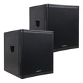 Pair of 18" 2400W Powered Subwoofers J345446