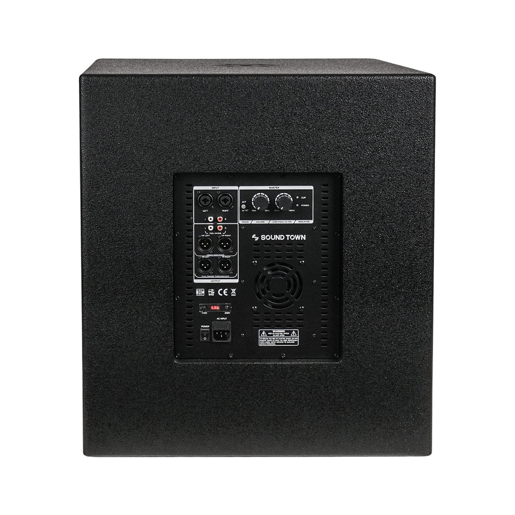 Pair of 18" 2400W Powered Subwoofers J345446