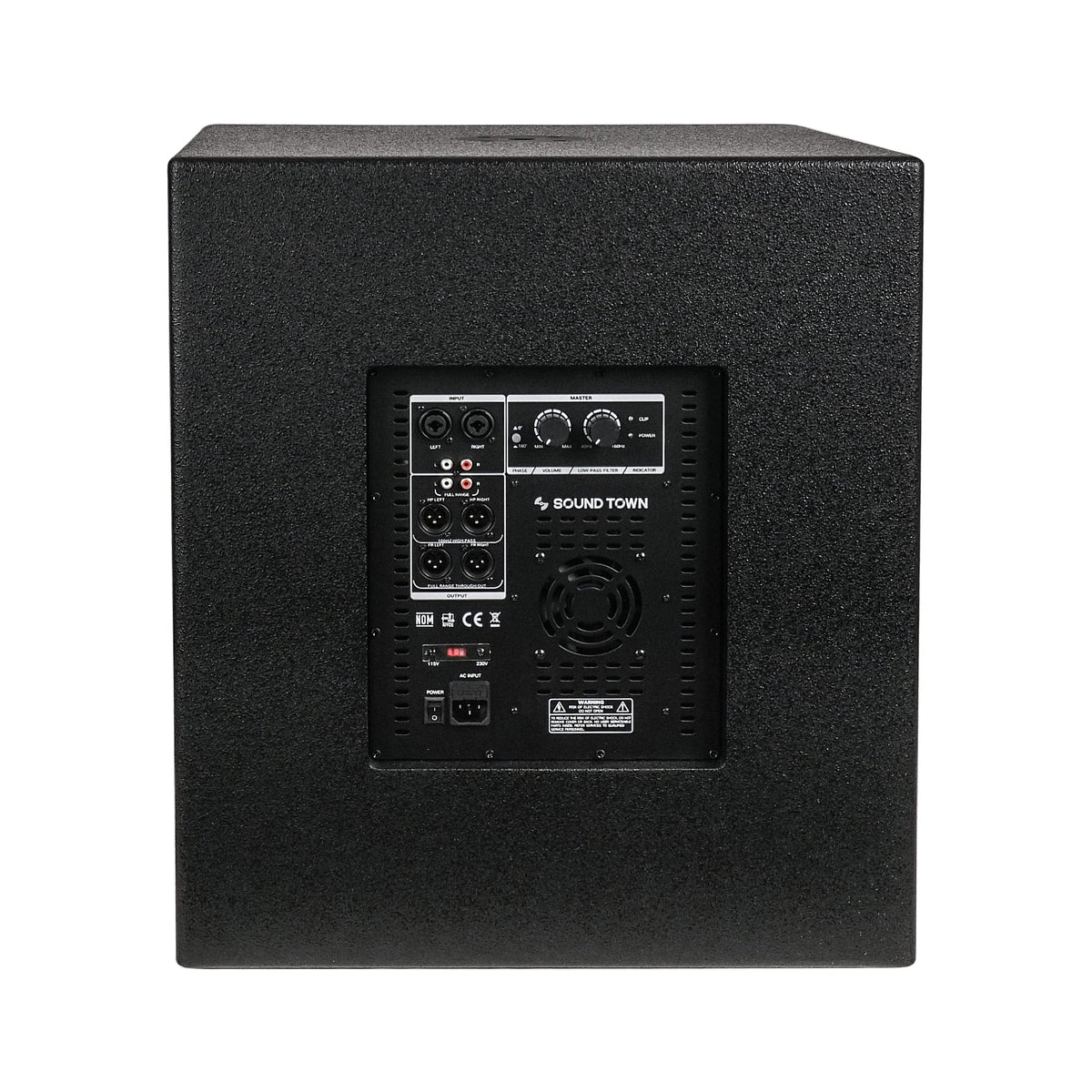 Pair of 18" 2400W Powered Subwoofers J345446