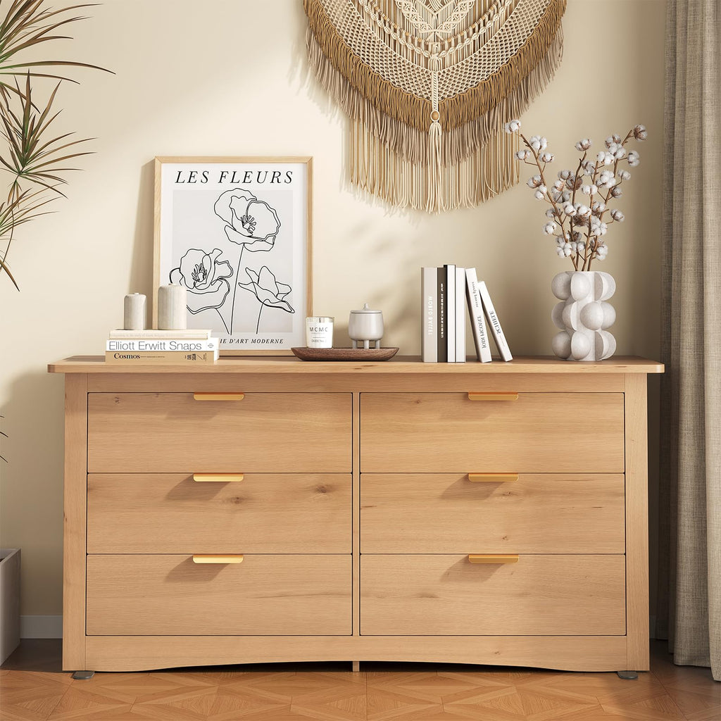 6 Drawer Wood Storage Cabinet J1899