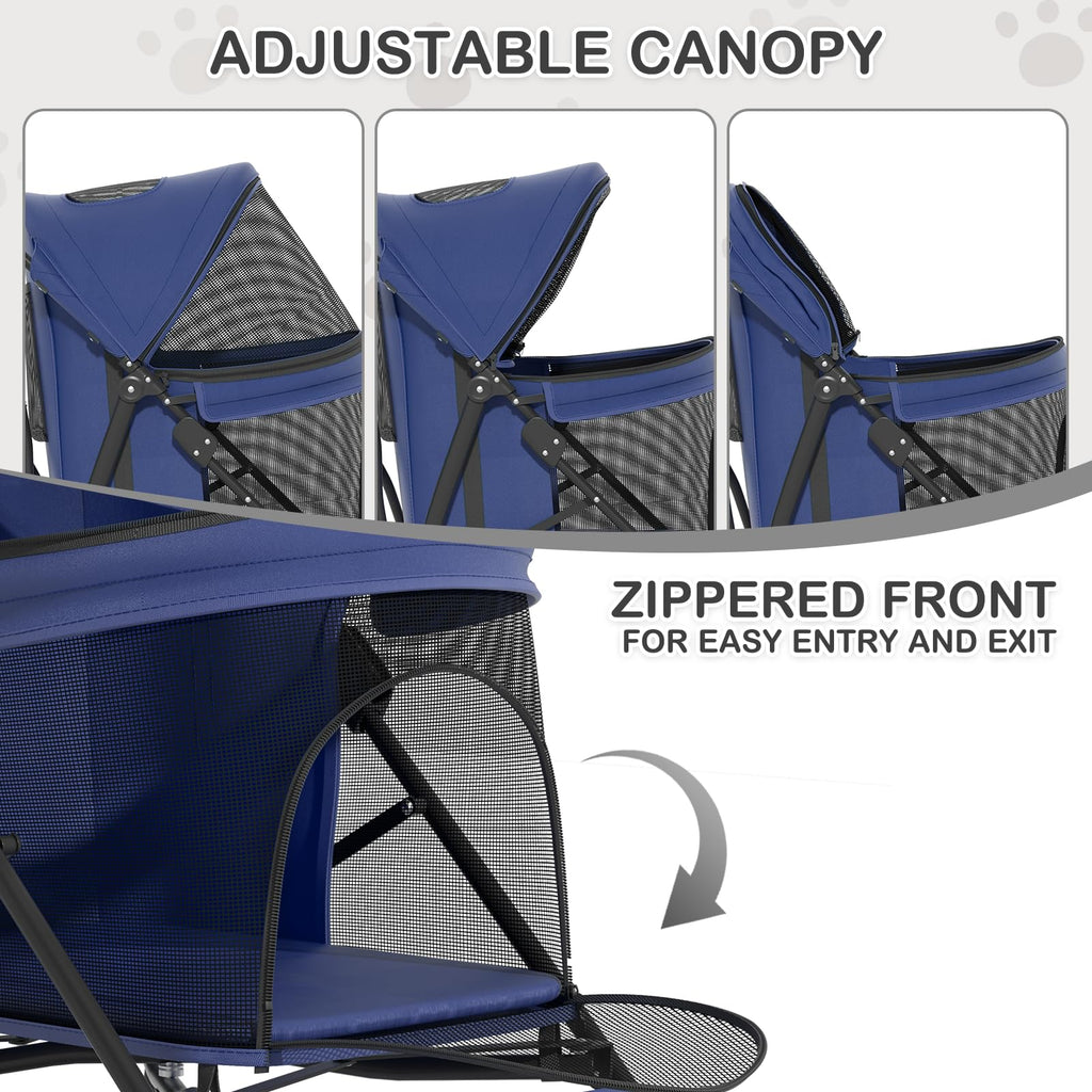 Navy Blue Pet Stroller A917160