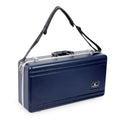 Textured Blue ABS Trumpet Case with Velvet Interior C976