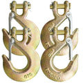 3/8" Clevis Slip Hooks with Safety Latch, 4PCS Heavy Duty W273165