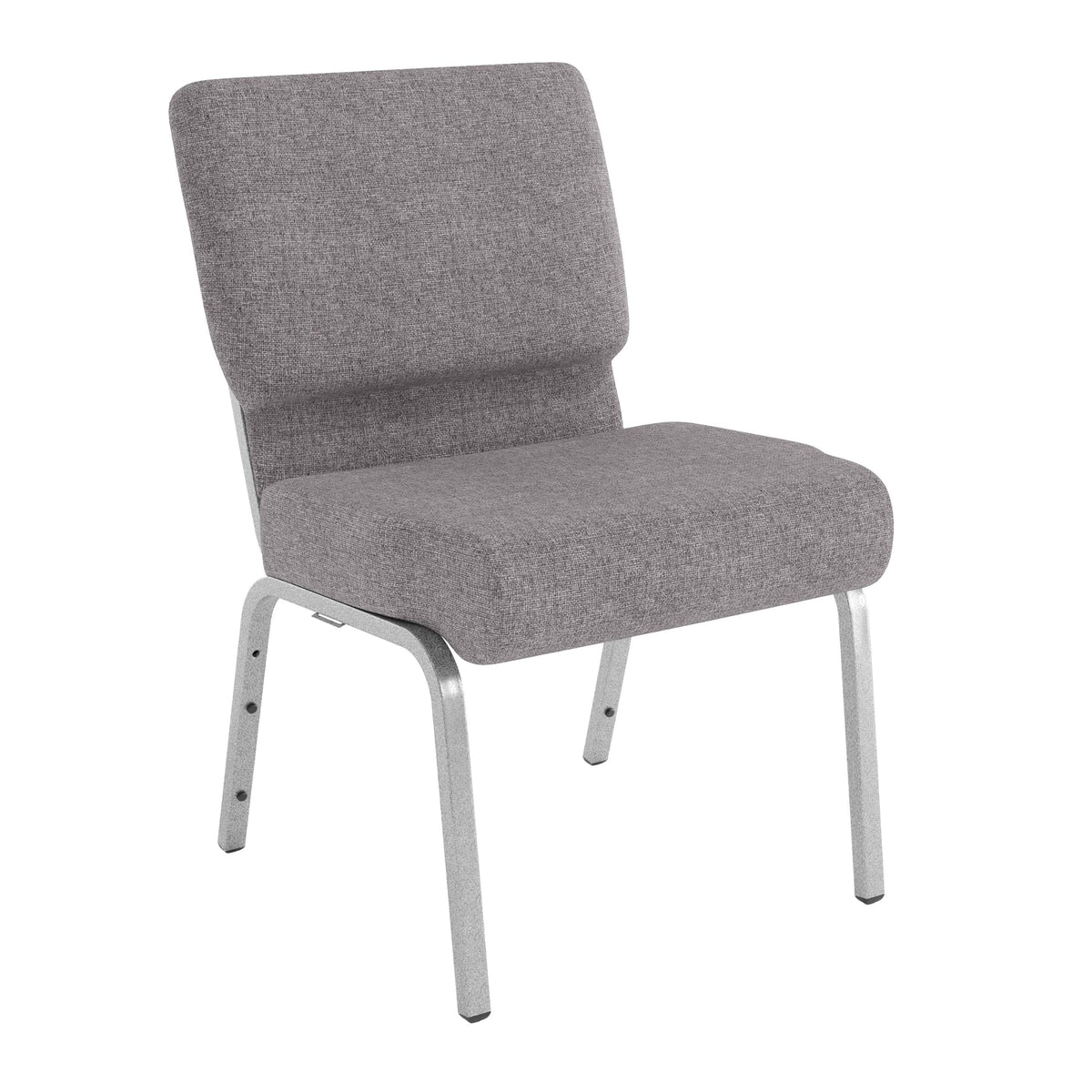 4 Pack Stacking Church Chair in Gray Fabric Q969240